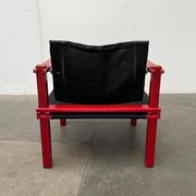 Mid-Century German Farmer Series chairs and table by Gerd Lange for Bofinger, 1960s, set of 5.