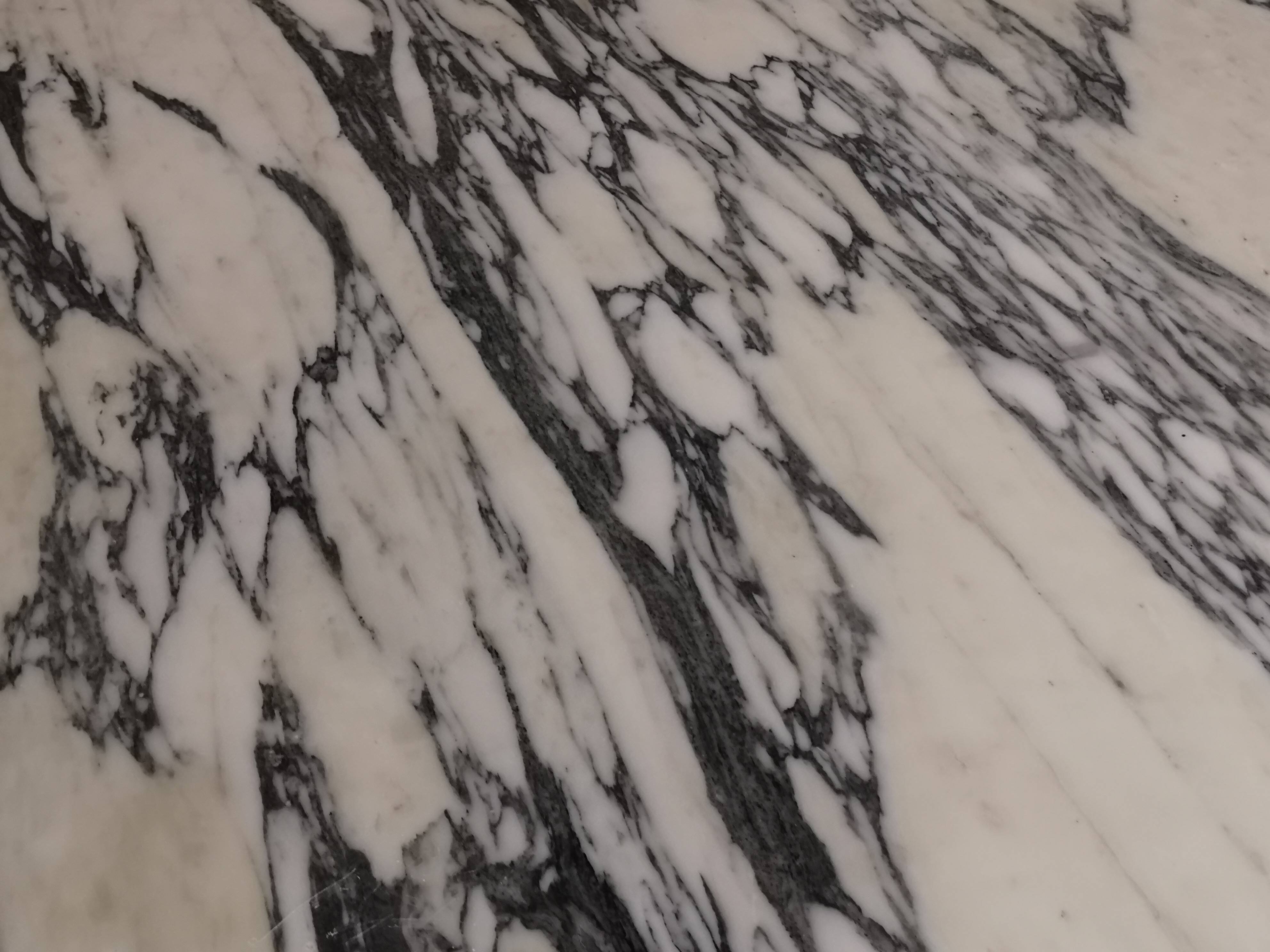 tulip table in marble and chrome metal italy 1970