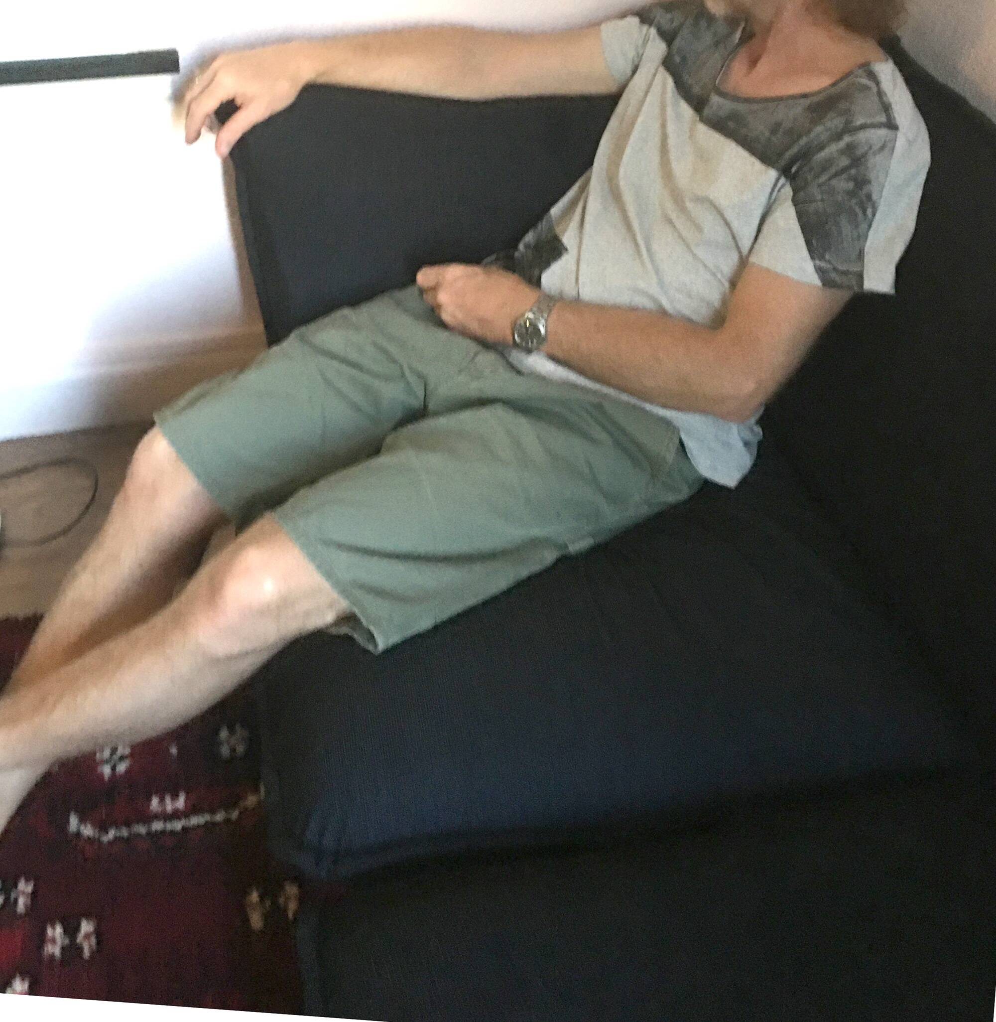 Two-seater sofa, beech wood. Danish manufacture