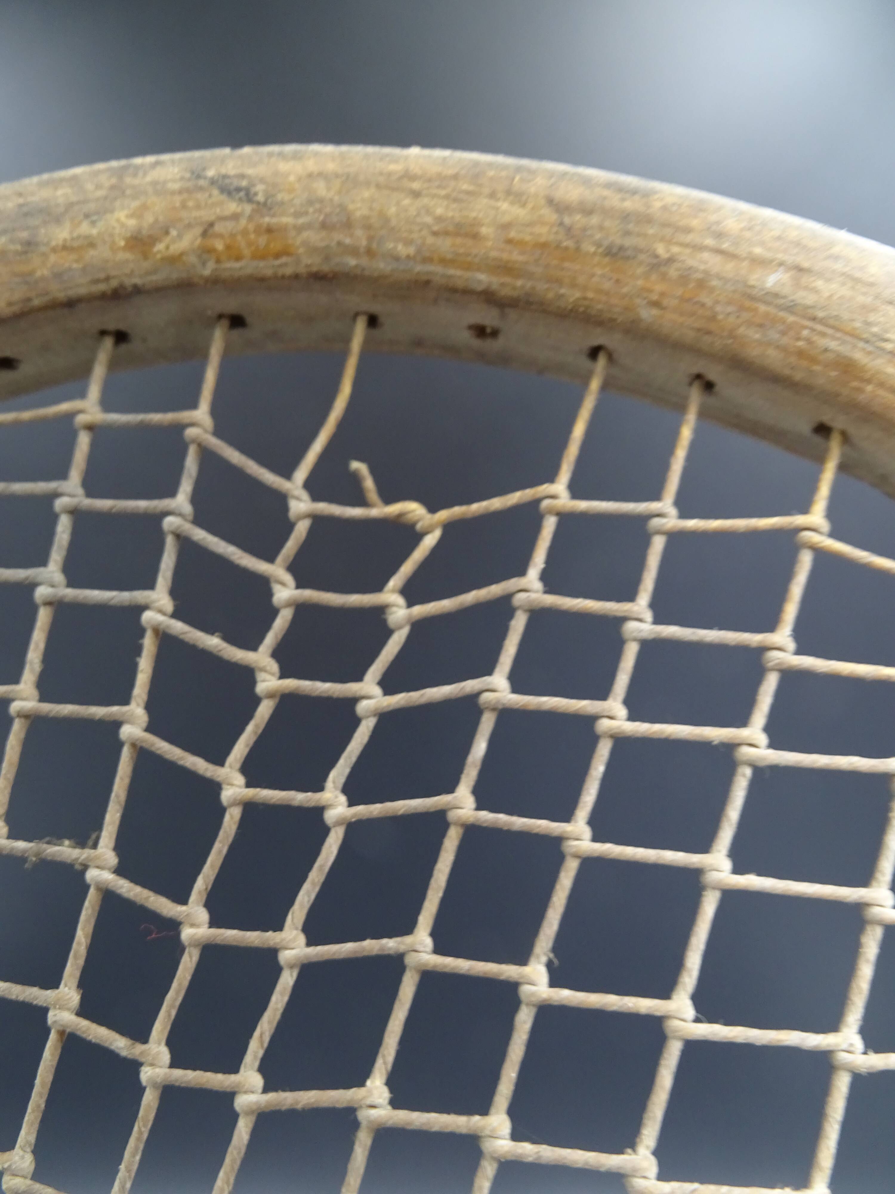 Old racquet for flying game - circa 1910