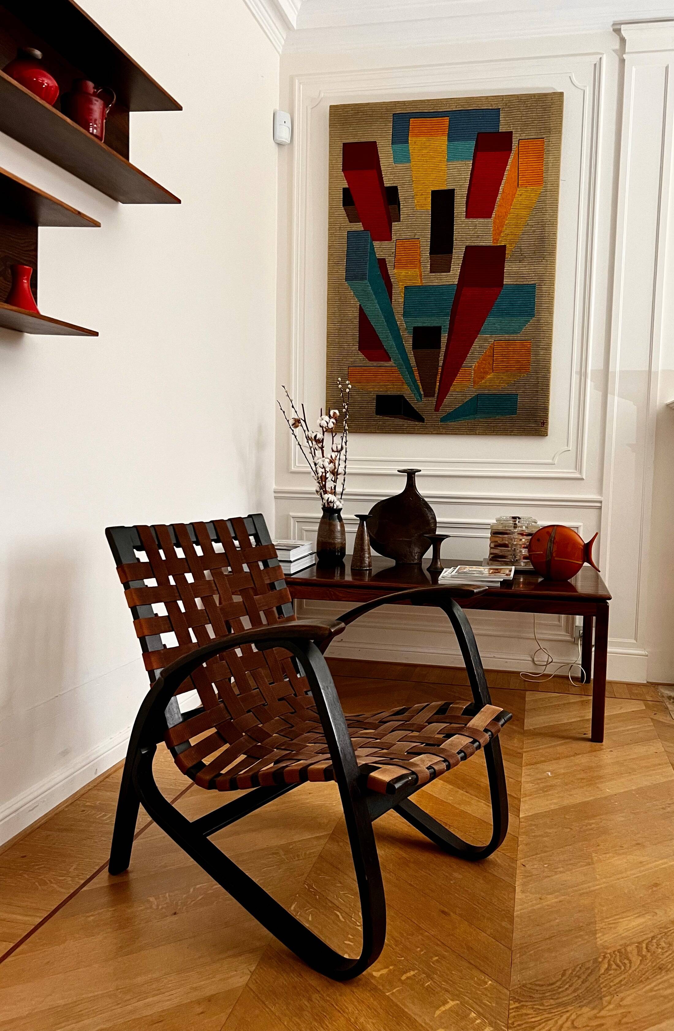 Pair of Bentwood Armchairs by Jan Vanek, 1930s