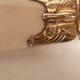 Paper cut in its vermeiled silver and ivory box