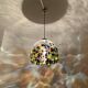 Large Colorful Murano Glass Pendant Lamp