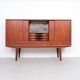 Danish design teak highboard, 1960s