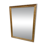 Grand golden mirror in louis xvi style