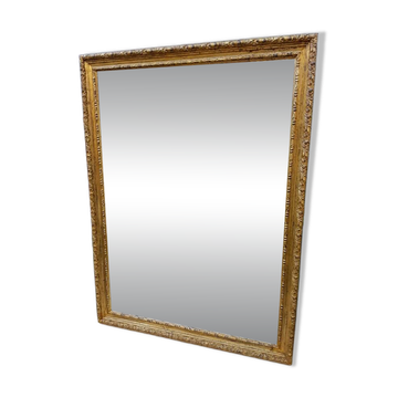 Grand golden mirror in louis xvi style