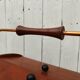 Old sewing box worker varnished wood