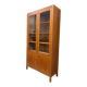 XL vintage display cabinet high in wood / cupboard / laboratory cupboard