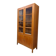 XL vintage display cabinet high in wood / cupboard / laboratory cupboard