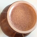 Tulip vase in brown ceramic by Steuler Keramik /vintage 60s-70s