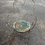 Wrought iron garden furniture