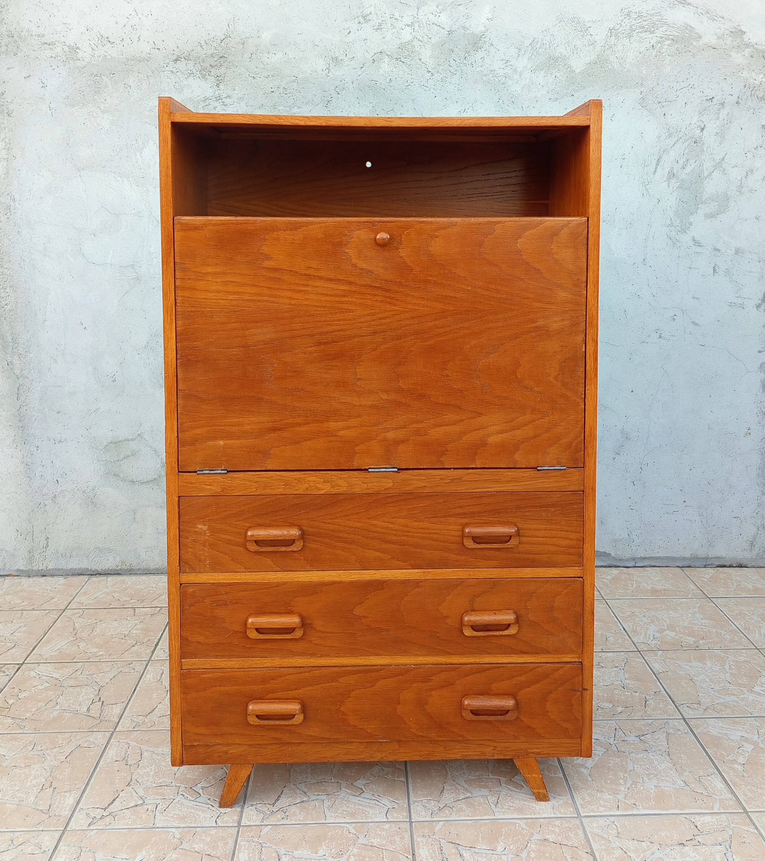 Vintage beech secretary