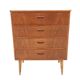 Commode scandinave en teck, Suède, 1950