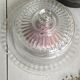 Glass bell with plate