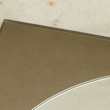 Heavy 2 tone Italian glass mirror