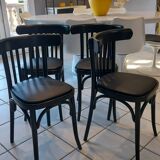 Set of 4 vintage bistro chairs from the 1970s