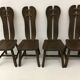 Set of 4 Belgian Brutalist Dining Chairs from De Puydt, 1970’s