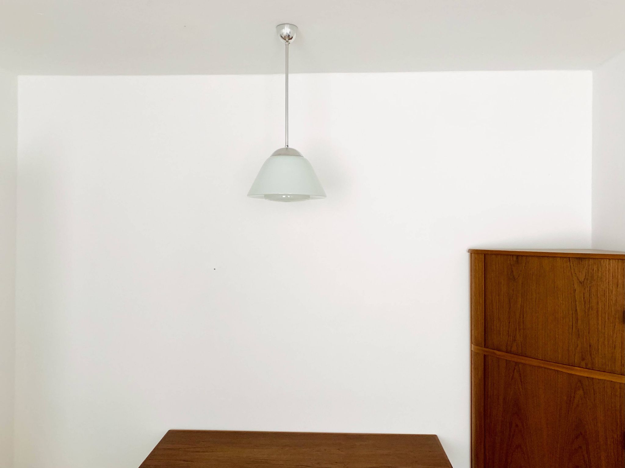 Opaline Glass Pendant Lamp by Wilhelm Wagenfeld for Peill and Putzler