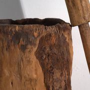 Grand mortier et pilon anciens de style wabi-sabi (c.1920) #78