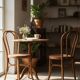 2 bentwood bistro chairs, circa 1900, by Cambier Frères