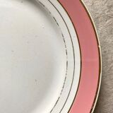 Dessert service plates and dish in Luneville porcelain