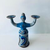 Mexican ceramic candle holder