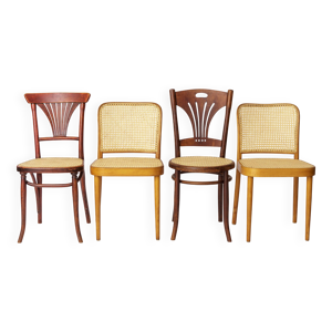 4 chaises de café viennoises