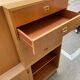 Chest of drawers with 5 drawers in light oak, Danish production from the 60s/70s.