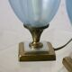 Pair of Blue Lamps edited by Rougier, France, circa 1970
