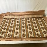 Louis XVI style bed in patinated wood with fluted columns.