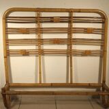 Head and footboard in rattan