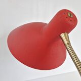 Vintage table lamp 1950 metal & brass dlg jean boris lacroix serge mouille