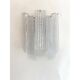 Contemporary Diamond Strips ”Listelli” Murano Glass Wall Sconce
