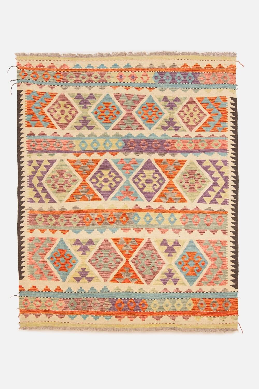 Kilim afghan pachtoune 195 x 158 cm