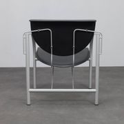 Pair of Kokatu leather lounge chairs by M.A. Cigan for Akaba, Spain, 1980s
