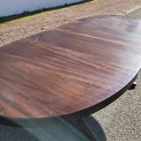 Vintage Baumann Scandinavian oval table - 1960s