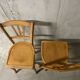 Pair of 1960s bistro chairs