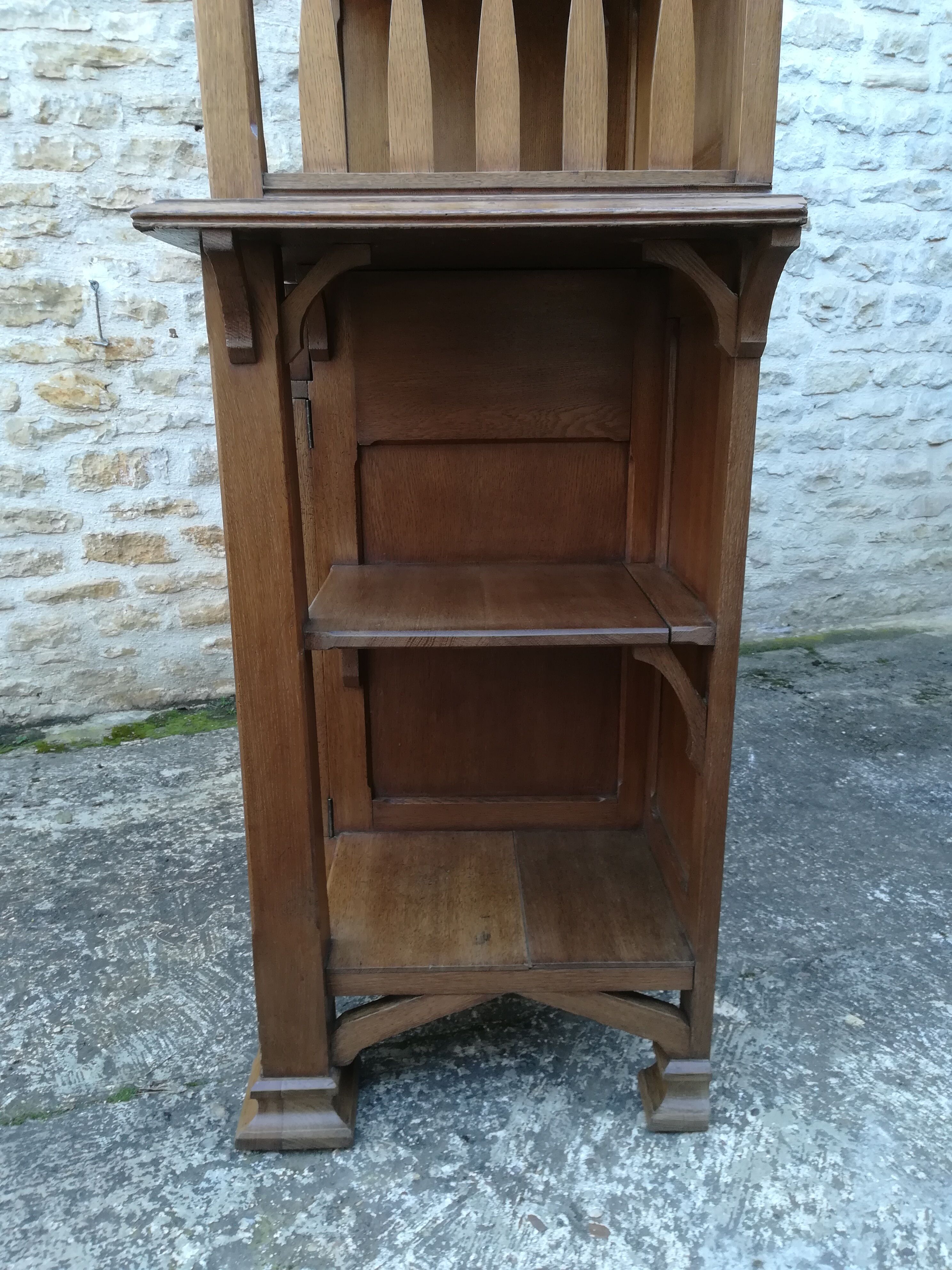 Asymetric art nouveau buffet