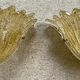 Murano glass wall lamps