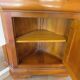 Beautiful corner cupboard - cherry stain - Drawer - one door - Louis Philippe style