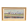 Swedish Oil on panel "Silhouette over Örebro" by HARRY THOMANDER, Framed 46x26cm