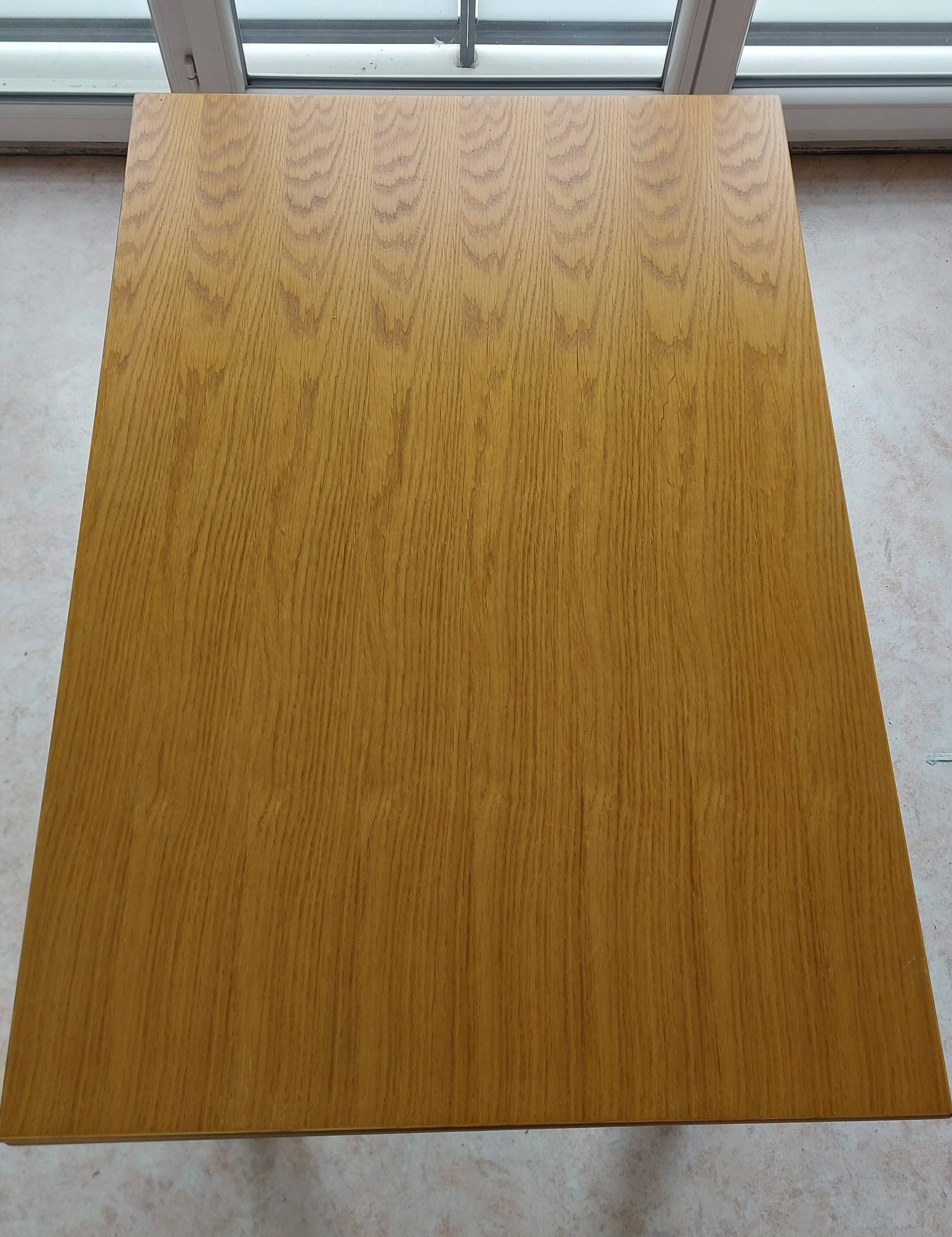 Vintage light oak dining table 1950/1960.