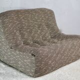Space age sofa. Foam and fabrics. Circa 1970