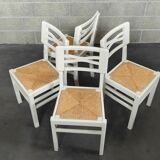 4 chaises blanche