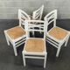 4 chaises blanche