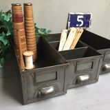 Lot of 3 industrial lockers