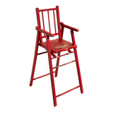 Folding high chair for children aged 2-4 years