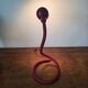 Lampe Serpent rouge "Hebi", années 70