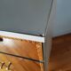 Commode vintage Italienne 1970 en verre miroir