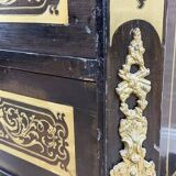 Antique Baroque Revival Inlaid Dresser, 1890s